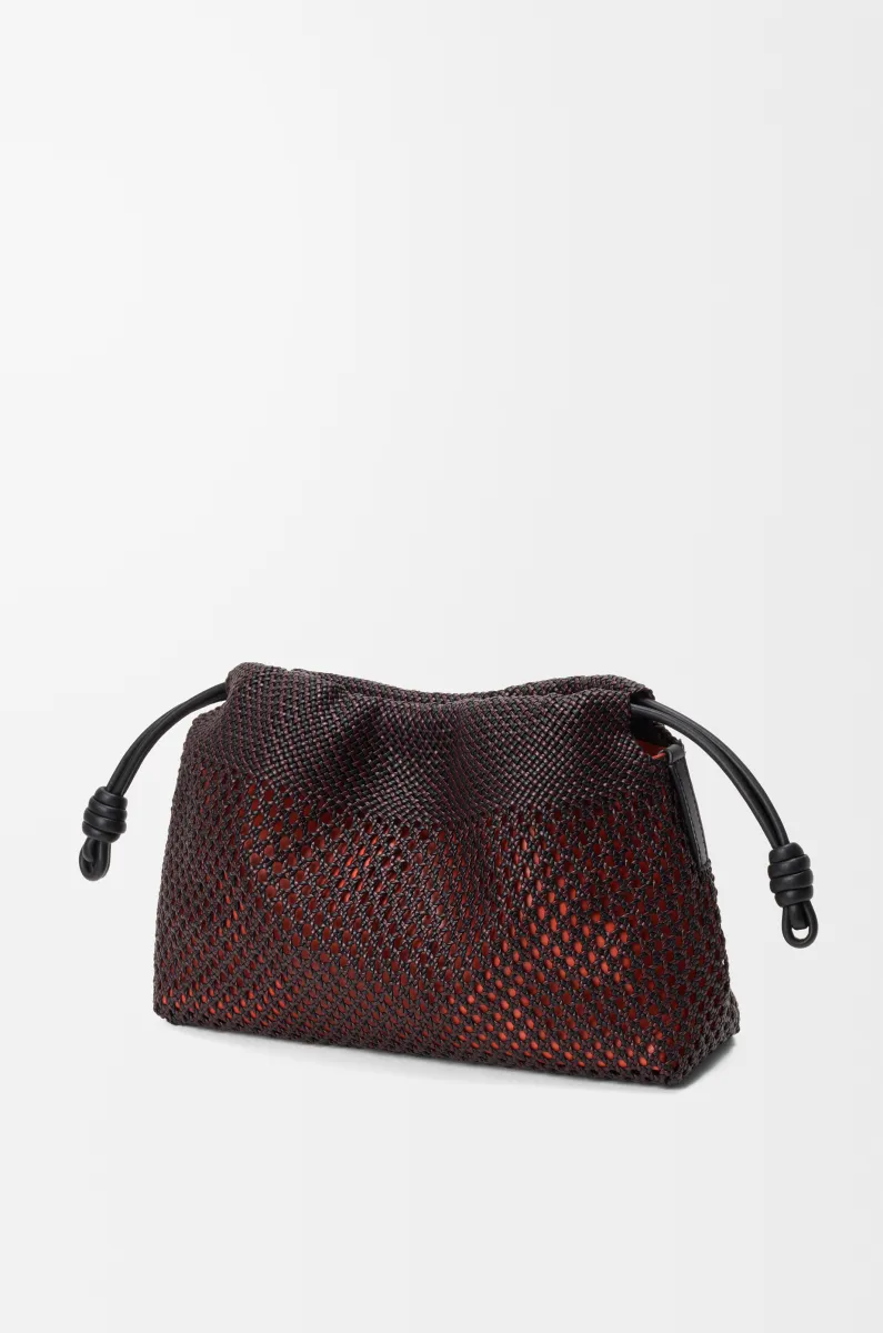 中号编织纳帕羊皮革 Flamenco Purse 手拿包