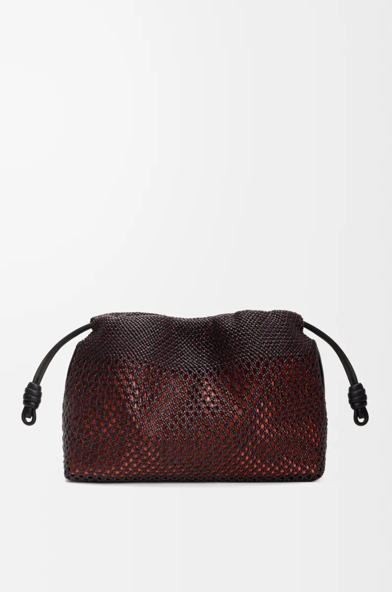 中号编织纳帕羊皮革 Flamenco Purse 手拿包