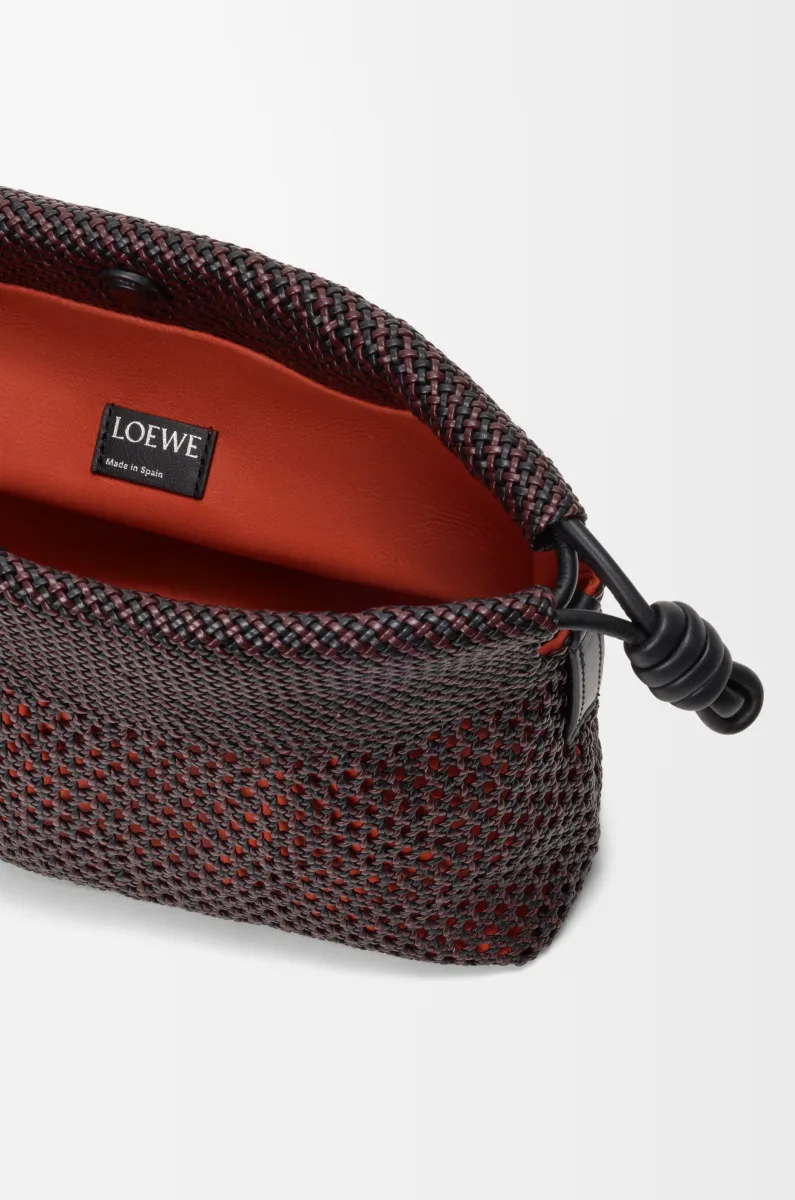 中号编织纳帕羊皮革 Flamenco Purse 手拿包
