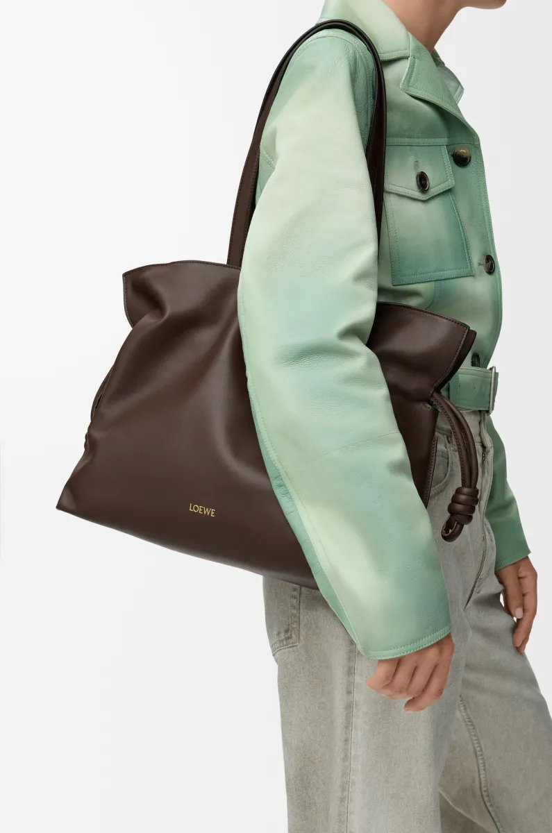 大号纳帕牛皮革 Flamenco 手拿包