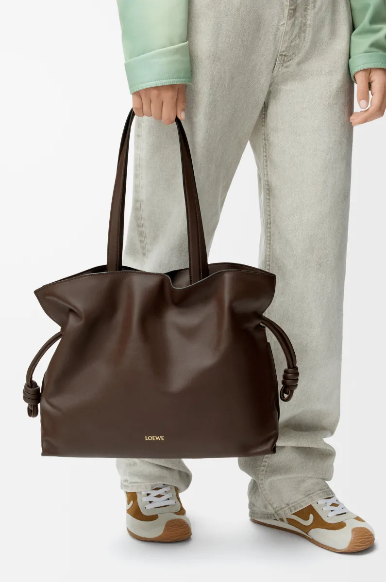 大号纳帕牛皮革 Flamenco 手拿包