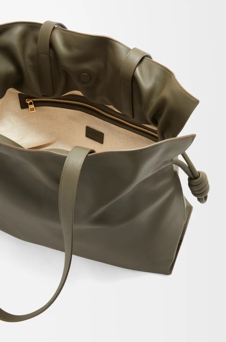 大号纳帕牛皮革 Flamenco 手拿包