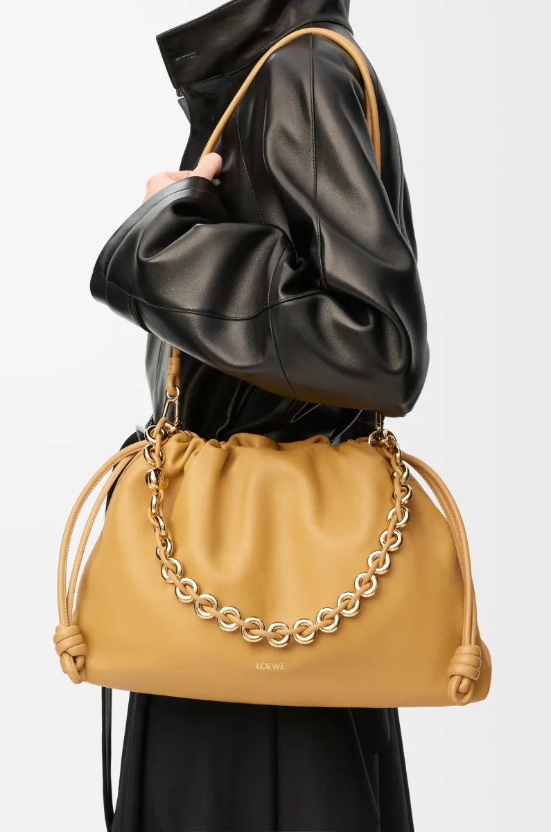 大号柔软纳帕羊皮革 Flamenco Purse 手袋