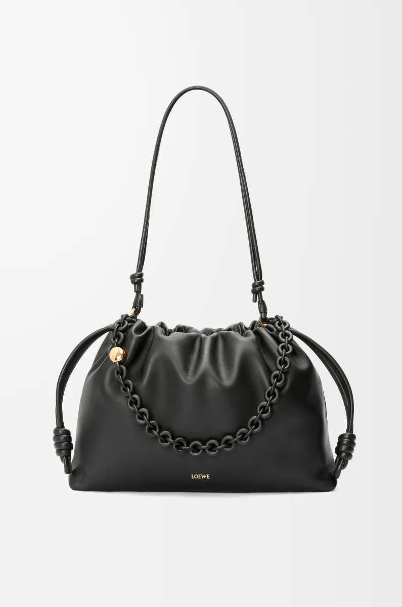 大号柔软纳帕羊皮革Flamenco Purse手拿包