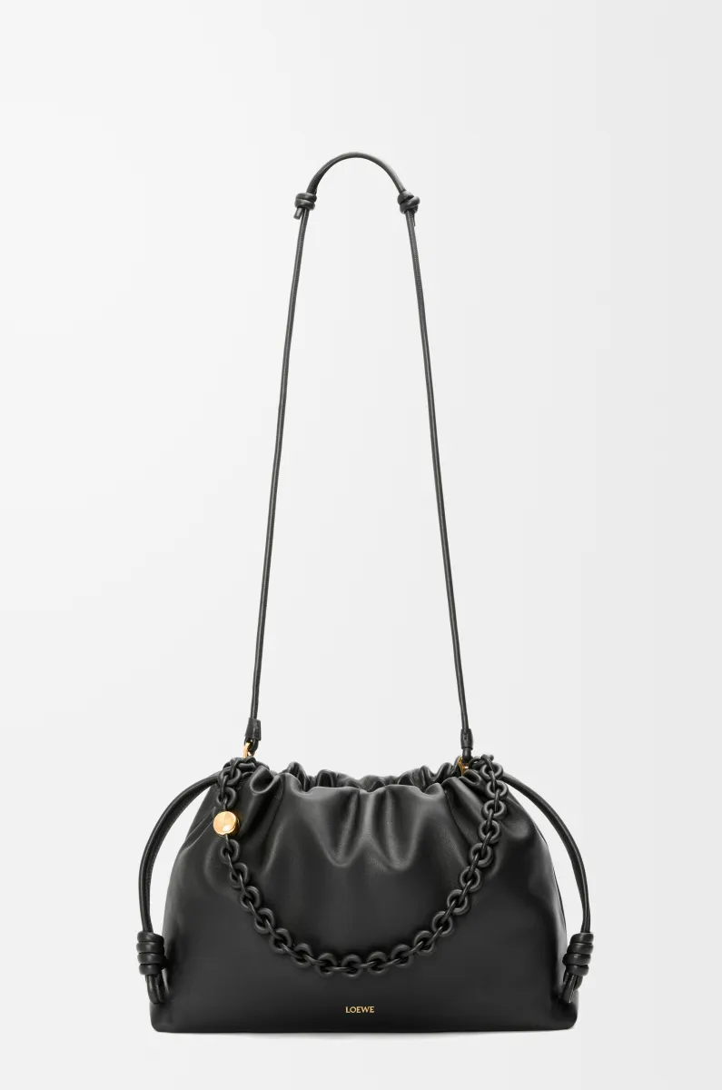 大号柔软纳帕羊皮革Flamenco Purse手拿包