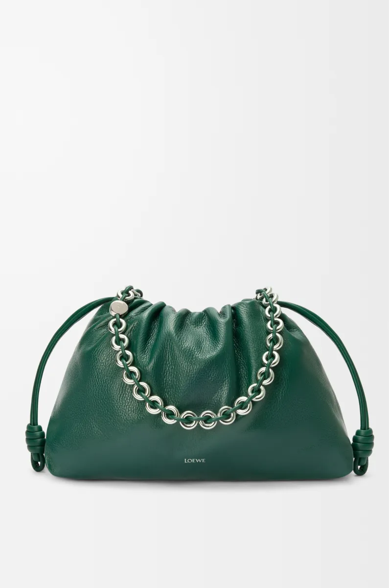 大号鹿皮革 Flamenco Purse 手拿包