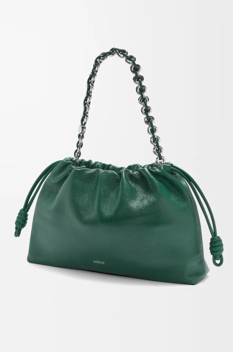 大号鹿皮革 Flamenco Purse 手拿包