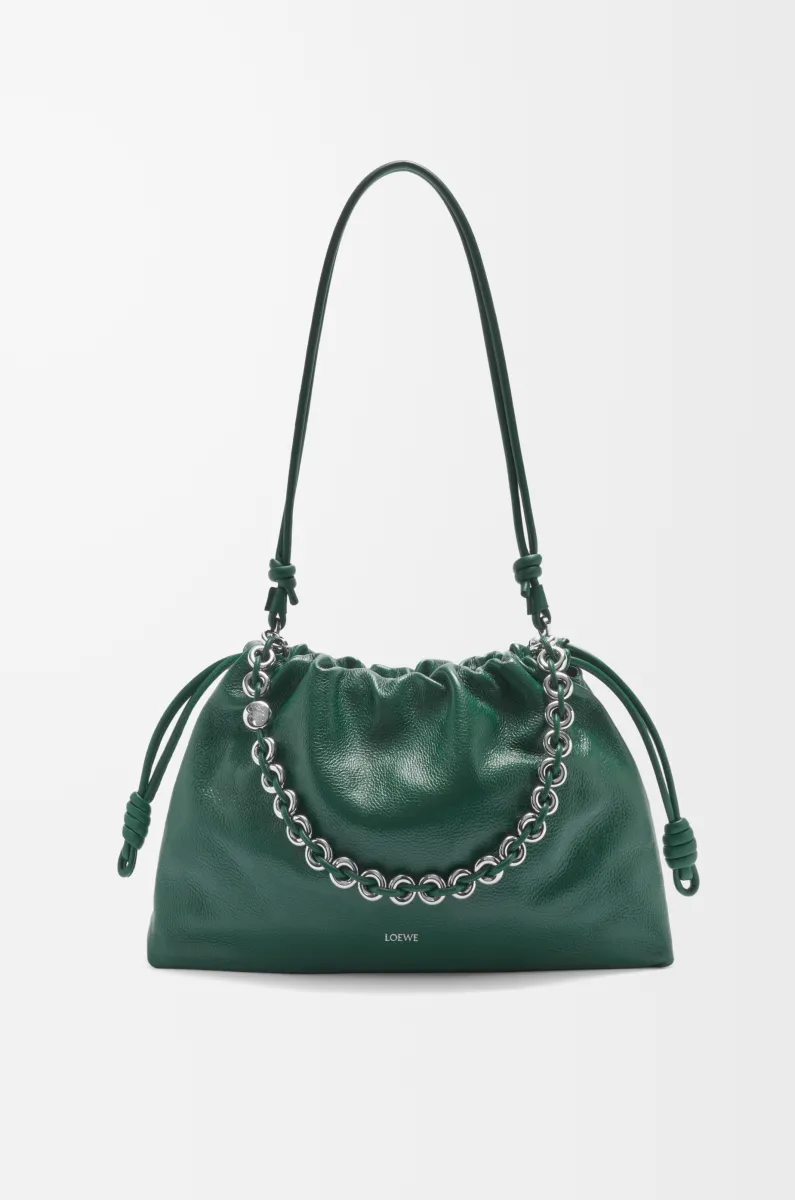 大号鹿皮革 Flamenco Purse 手拿包