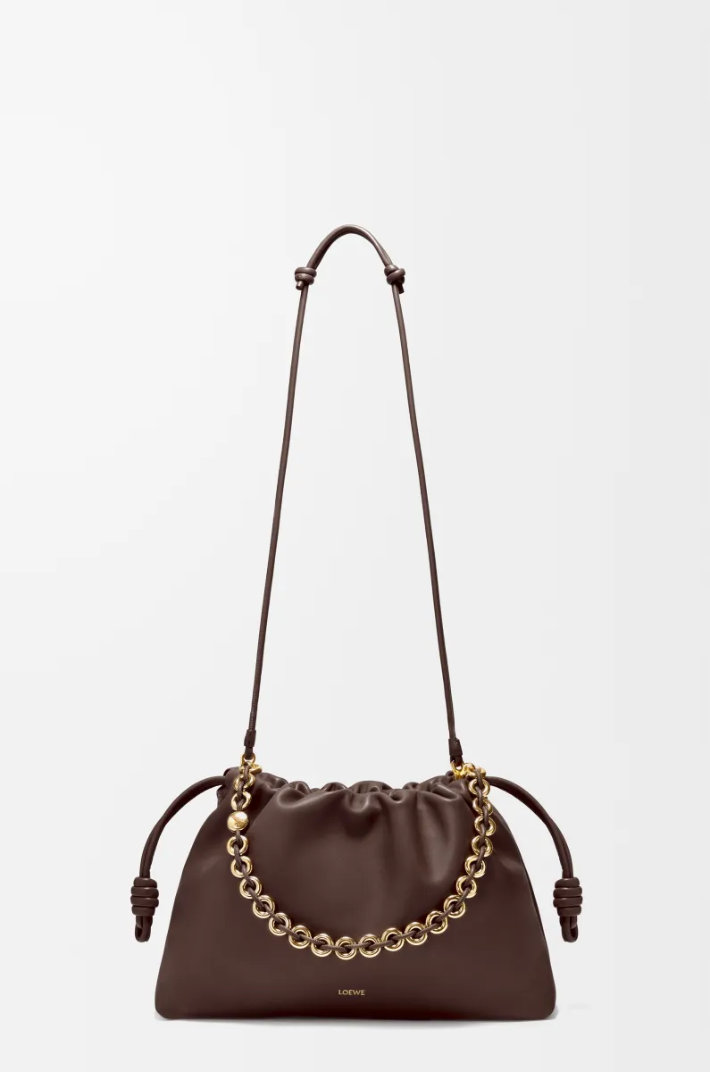 大号柔软纳帕羊皮革 Flamenco Purse 手拿包