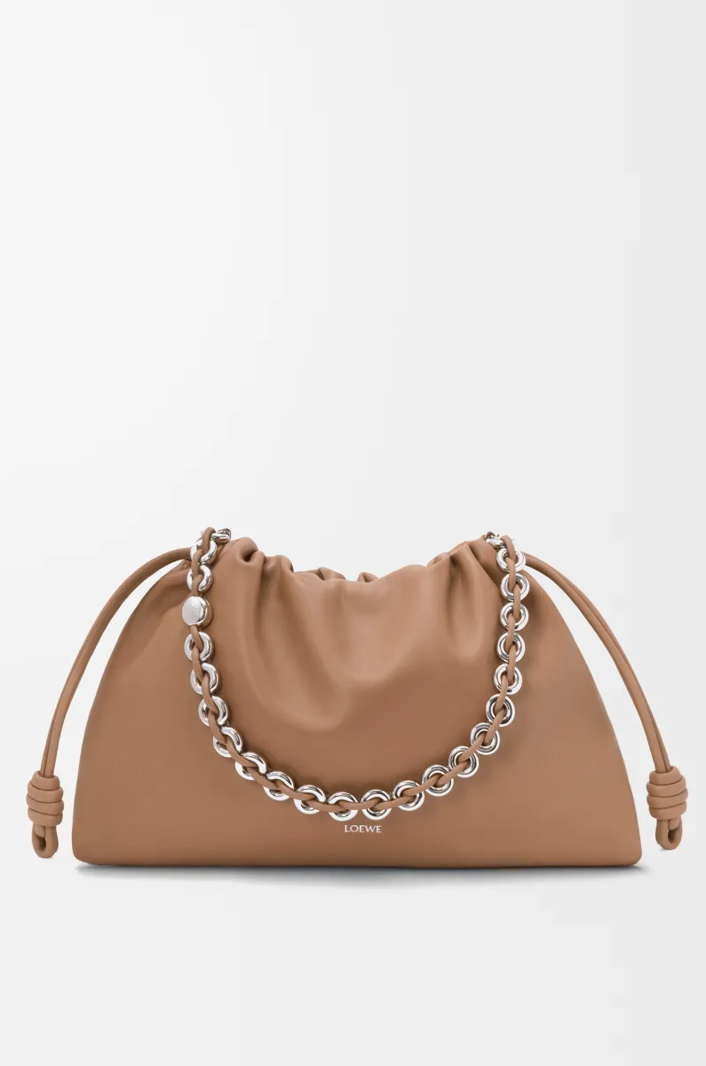 大号柔软纳帕羊皮革 Flamenco Purse 手拿包