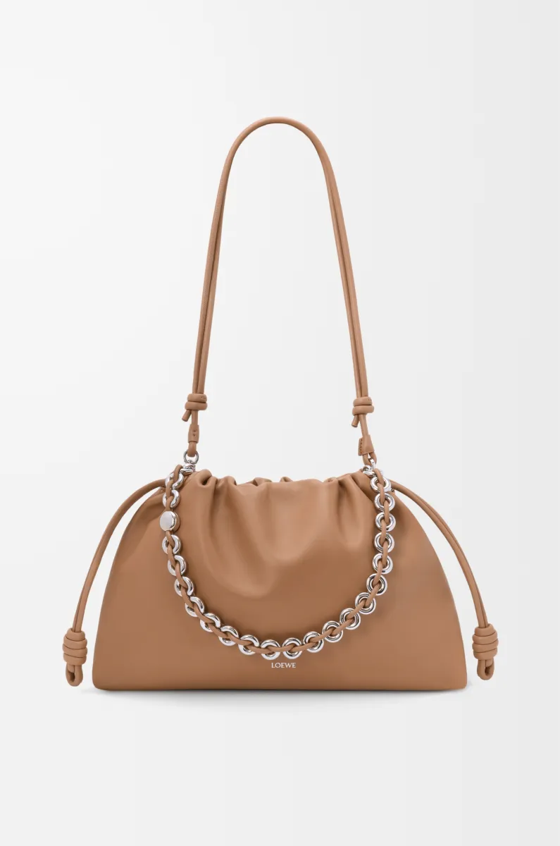 大号柔软纳帕羊皮革 Flamenco Purse 手拿包