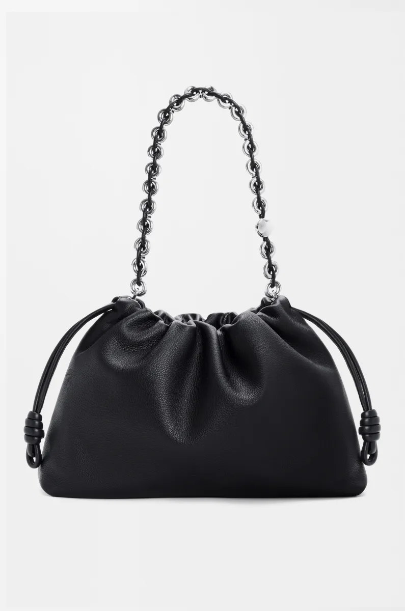 大号粒面牛皮革 Flamenco Purse 手拿包