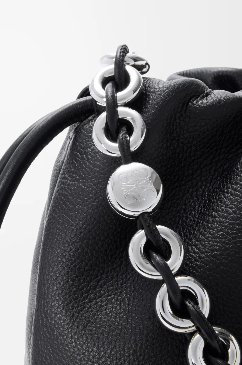 大号粒面牛皮革 Flamenco Purse 手拿包