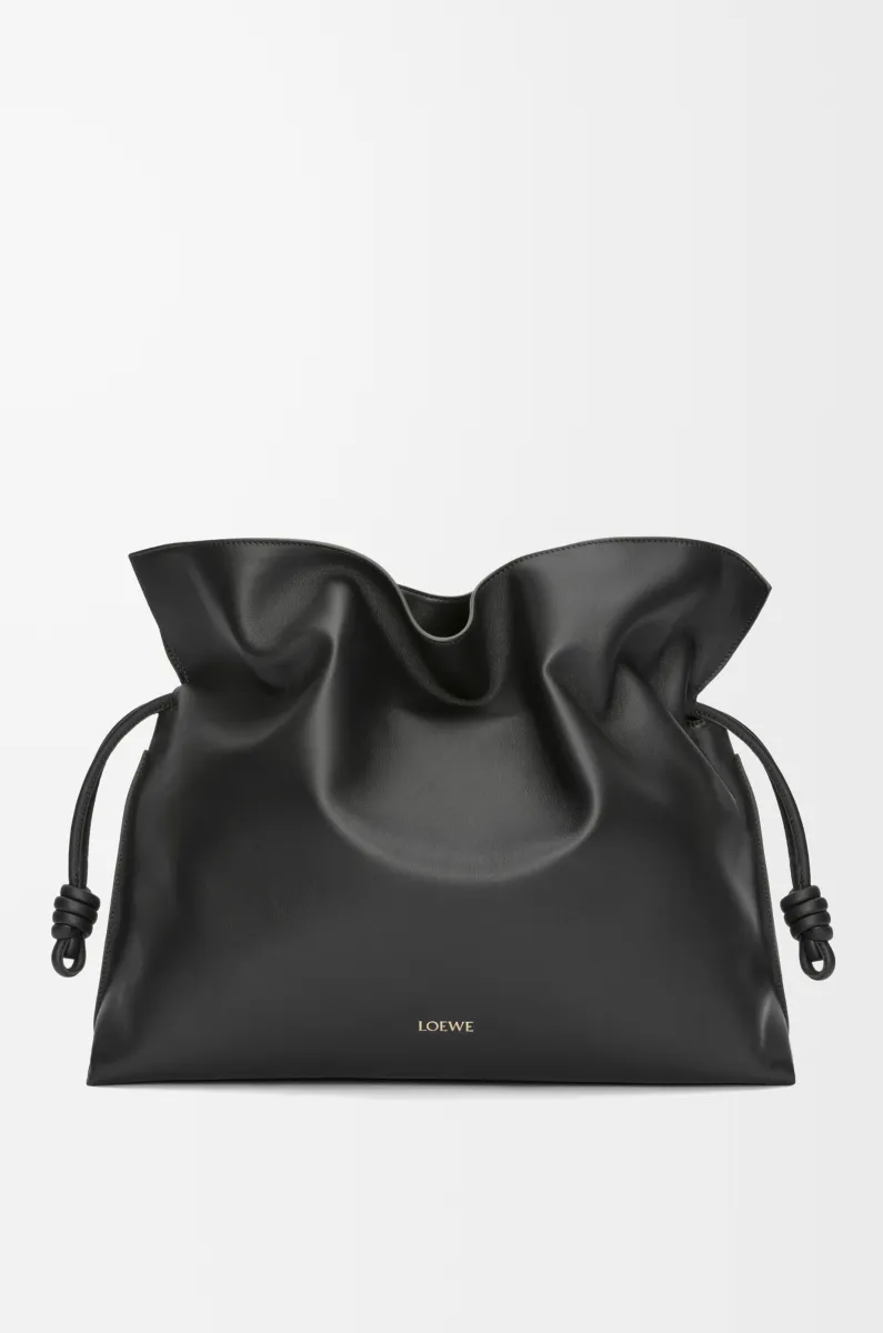 超大号纳帕牛皮革 Flamenco 手拿包