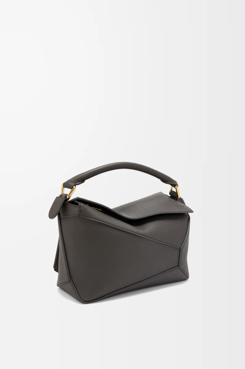 小号柔软粒面牛皮革 Puzzle 手袋