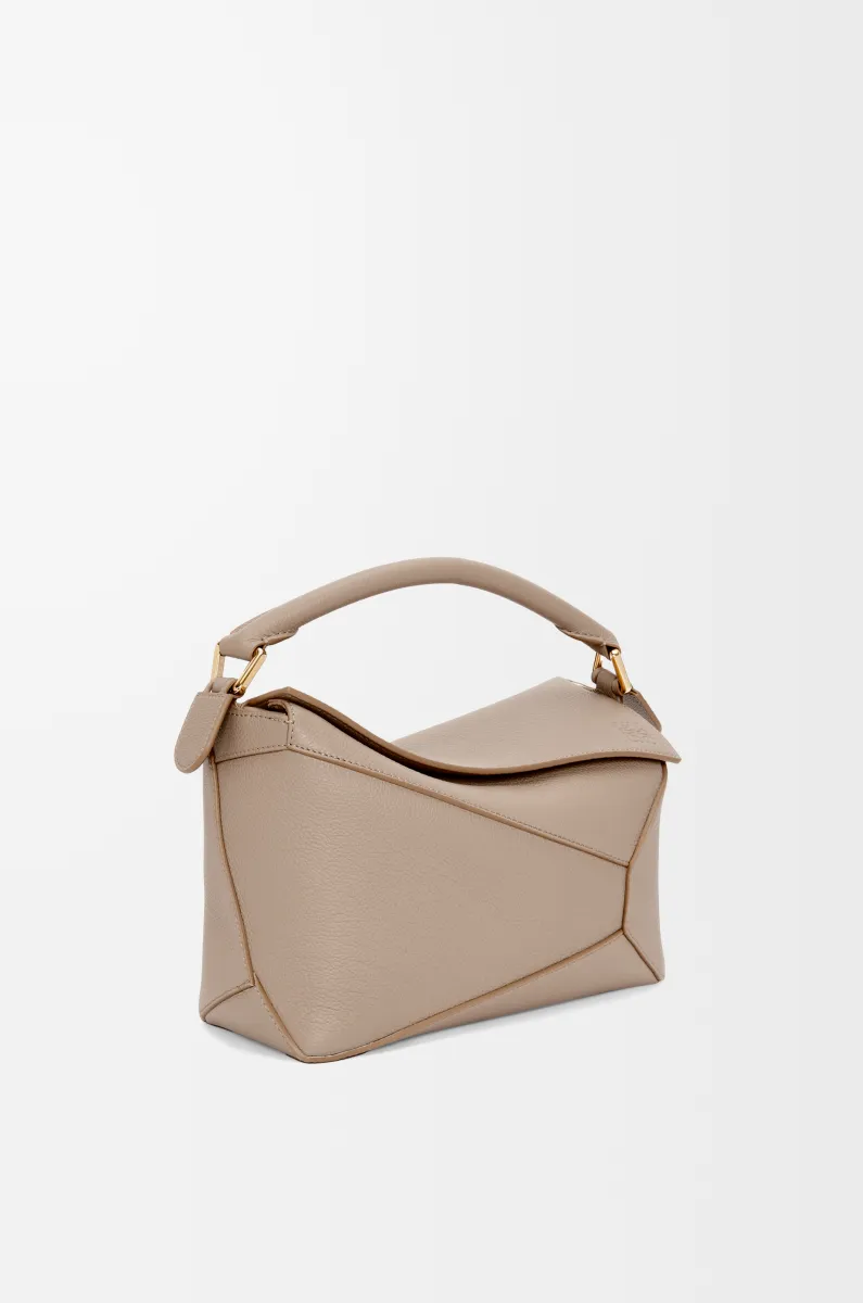 小号柔软粒面牛皮革 Puzzle 手袋