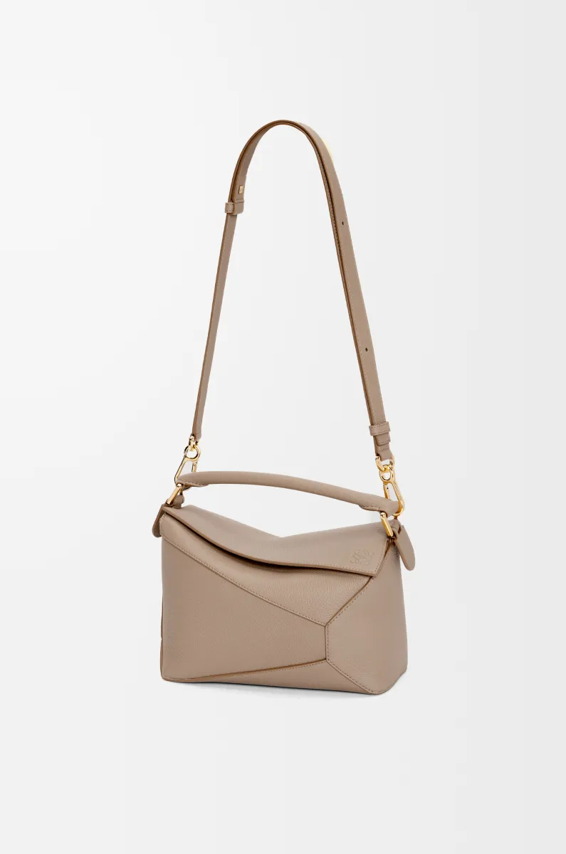 小号柔软粒面牛皮革 Puzzle 手袋