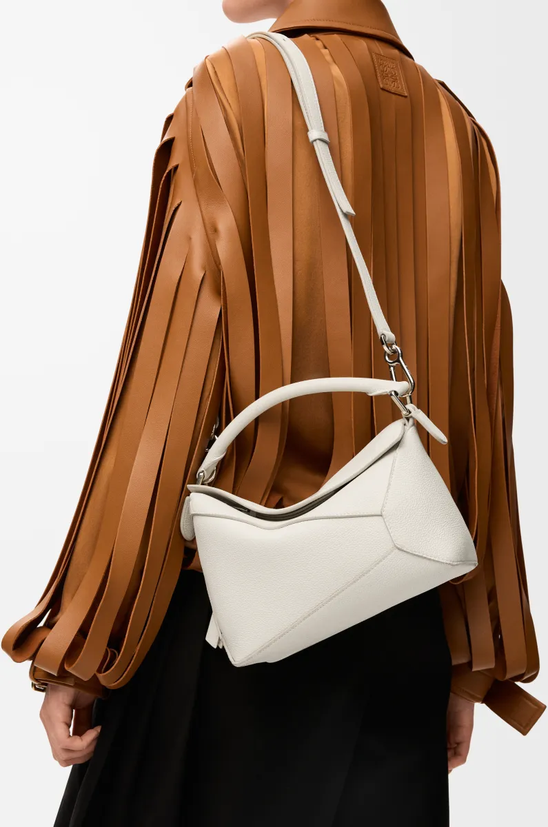 小号柔软粒面牛皮革 Puzzle 手袋