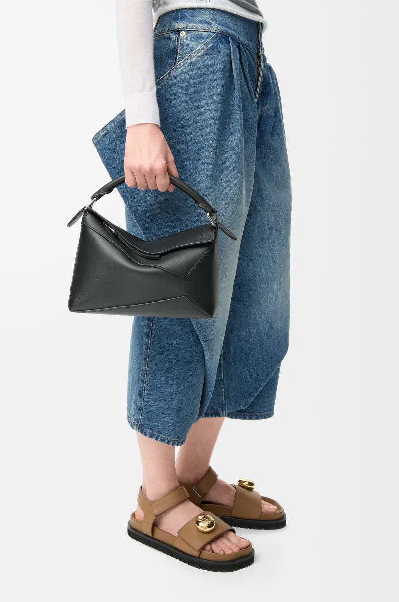 小号经典牛皮革 Puzzle Edge 手袋