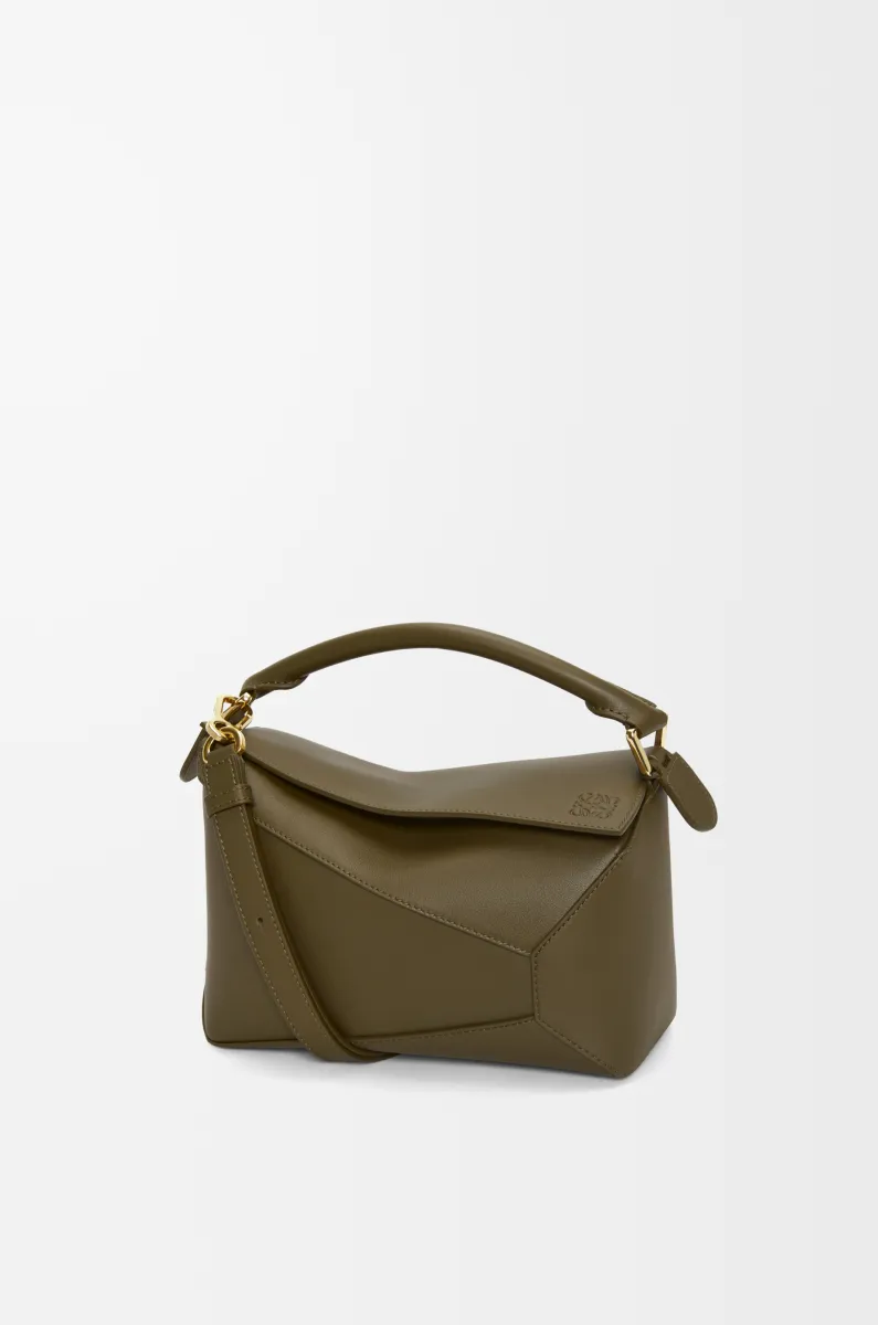 小号经典牛皮革 Puzzle Edge 手袋