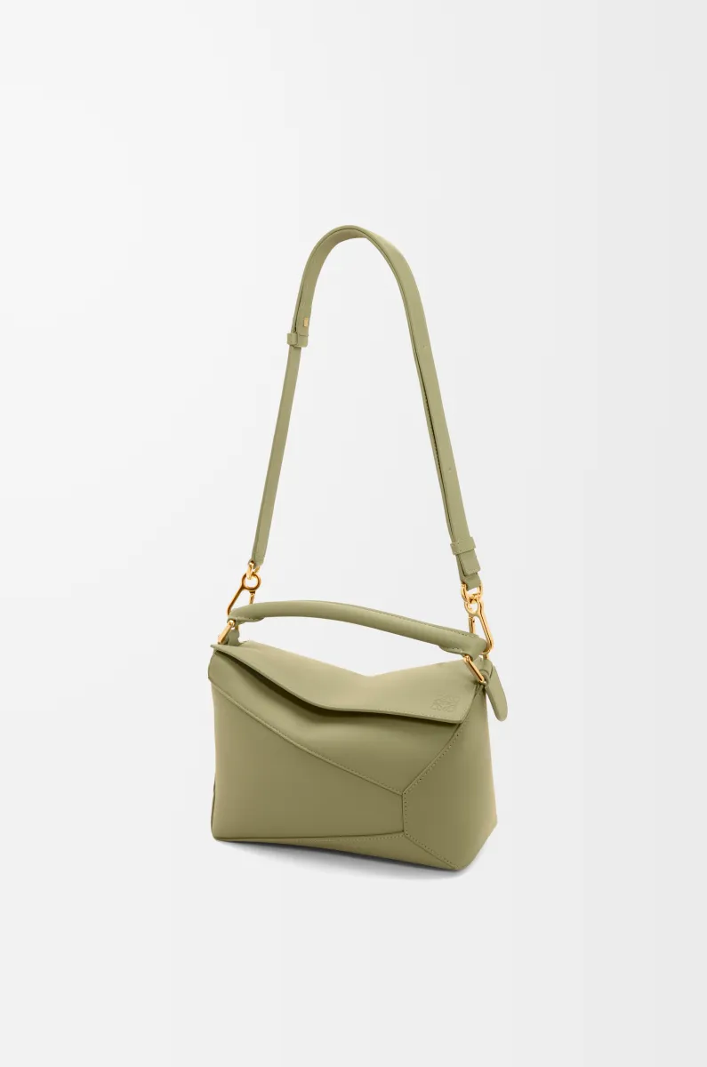 小号经典牛皮革 Puzzle Edge 手袋