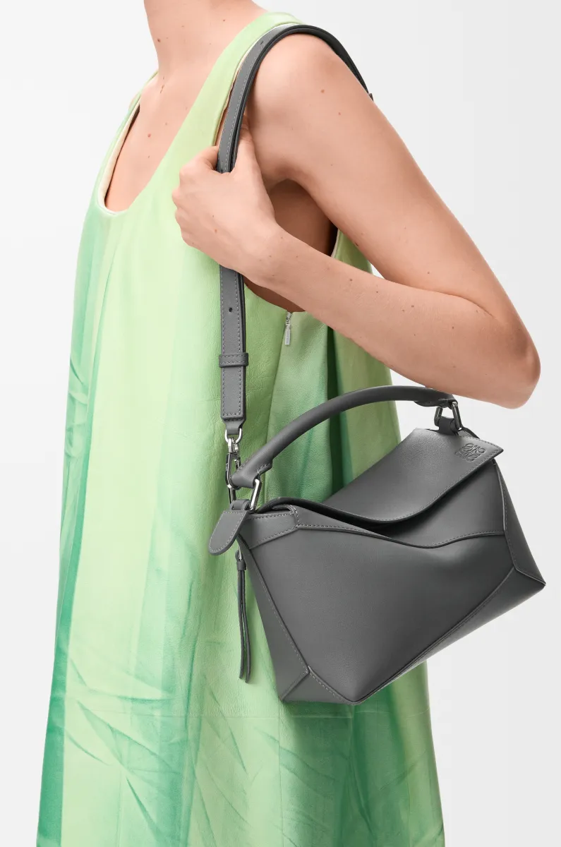 小号经典牛皮革 Puzzle Edge 手袋