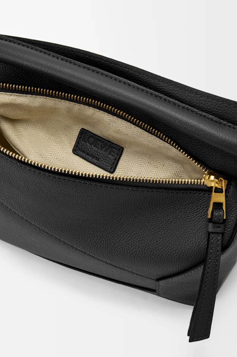 小号柔软粒面牛皮革 Puzzle 手袋