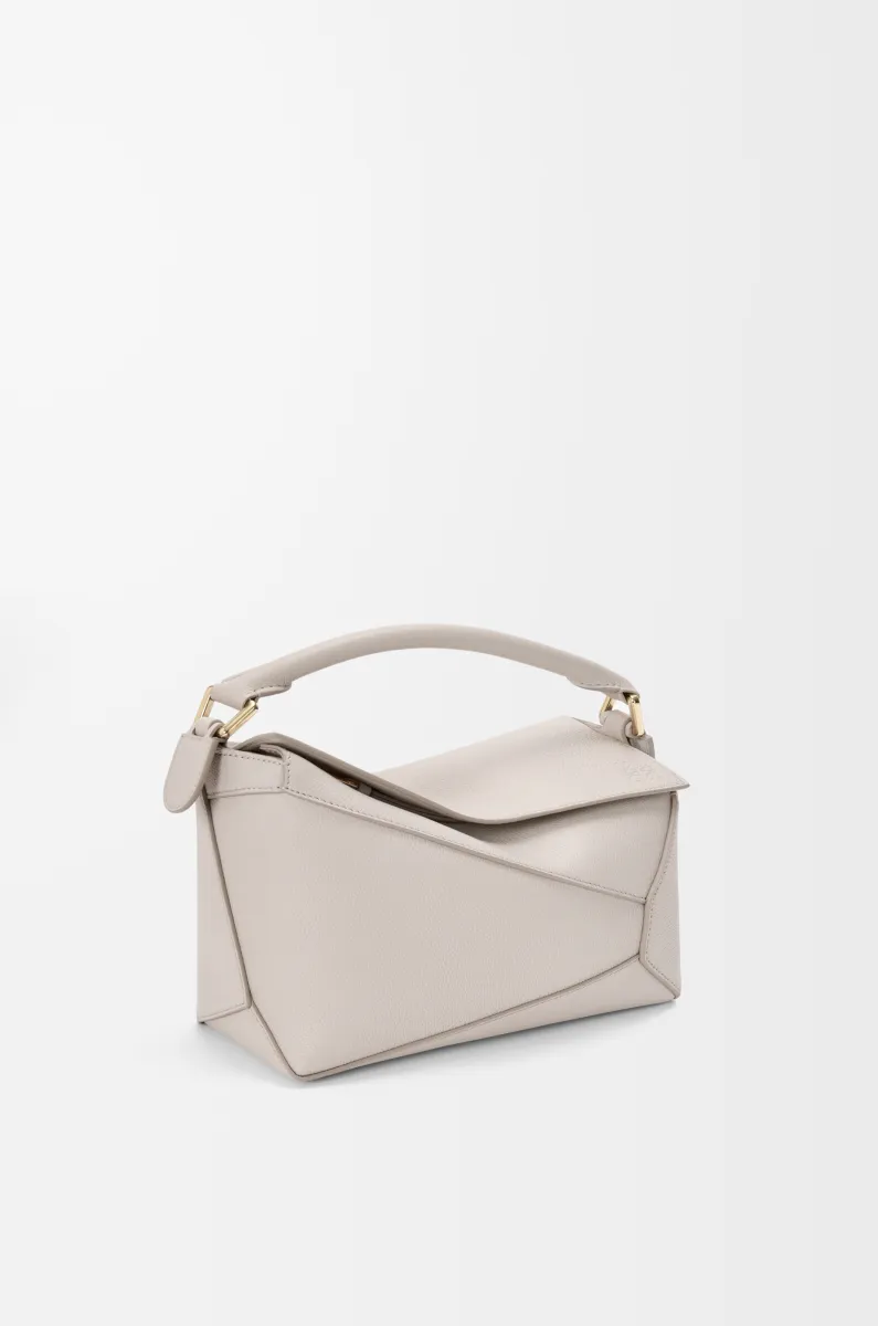 小号柔软粒面牛皮革 Puzzle 手袋