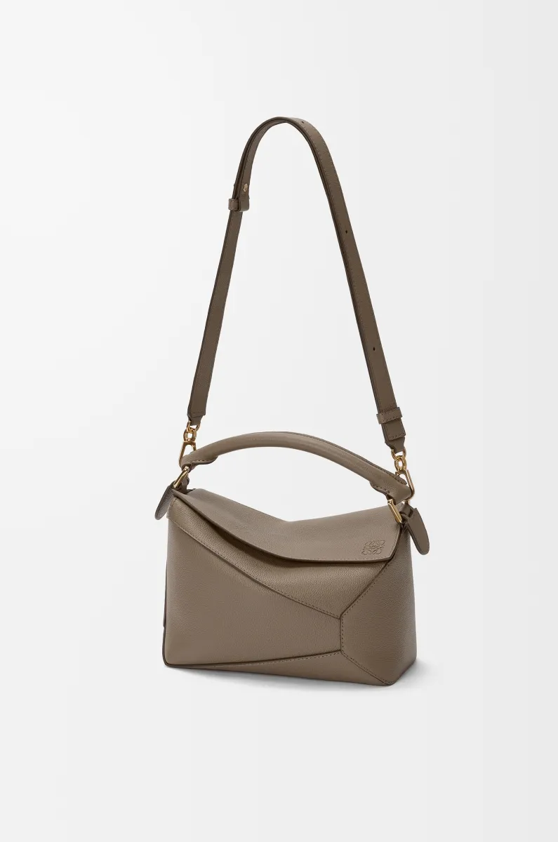 小号柔软粒面牛皮革 Puzzle 手袋