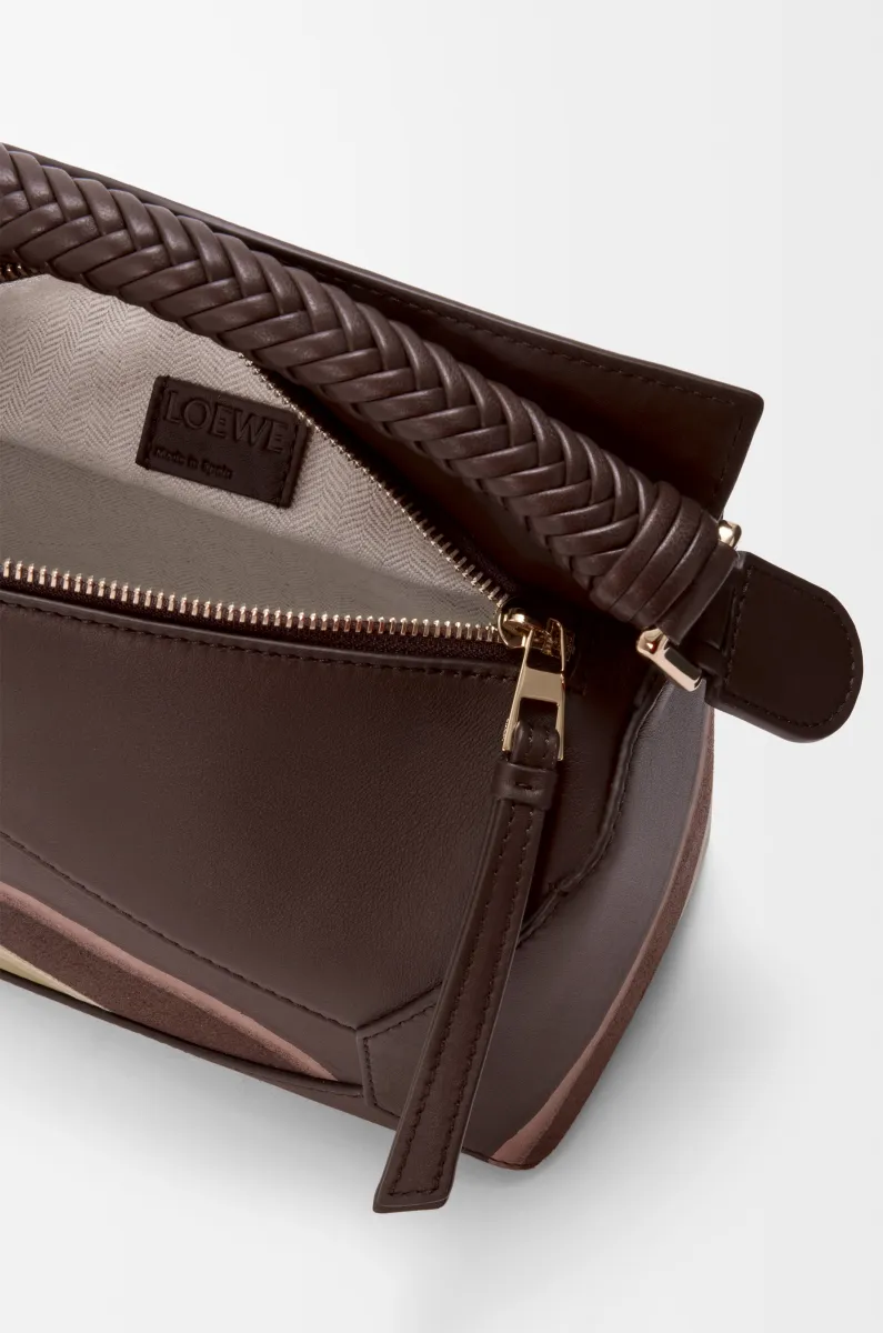 小号纳帕牛皮革 Puzzle Edge Landscape 手袋