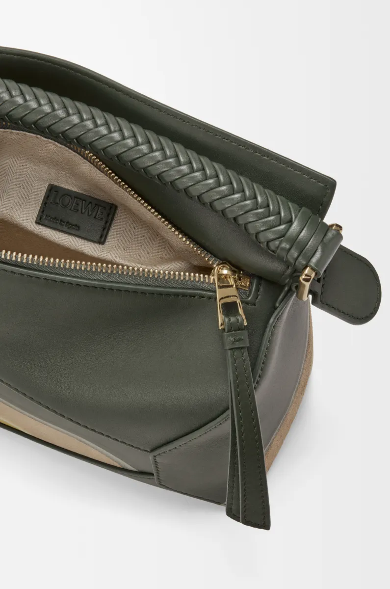 小号纳帕牛皮革 Puzzle Edge Landscape 手袋