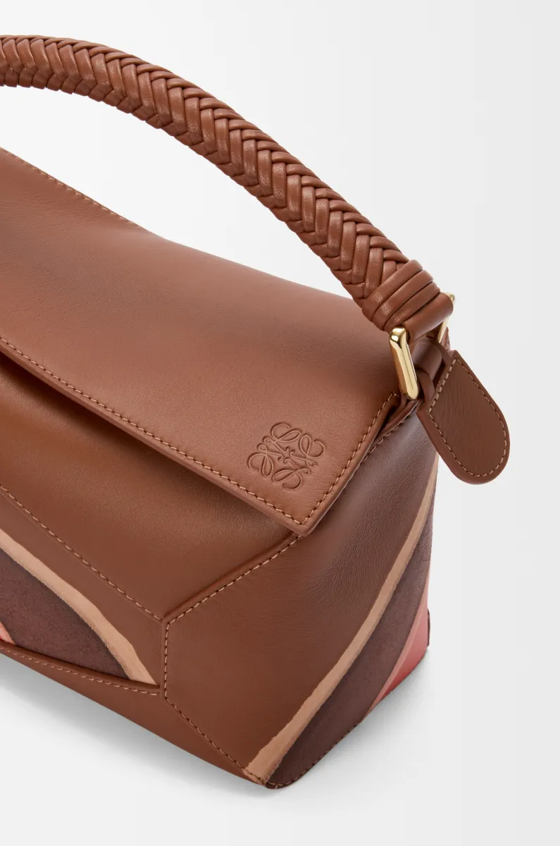 小号纳帕牛皮革 Puzzle Edge Landscape 手袋