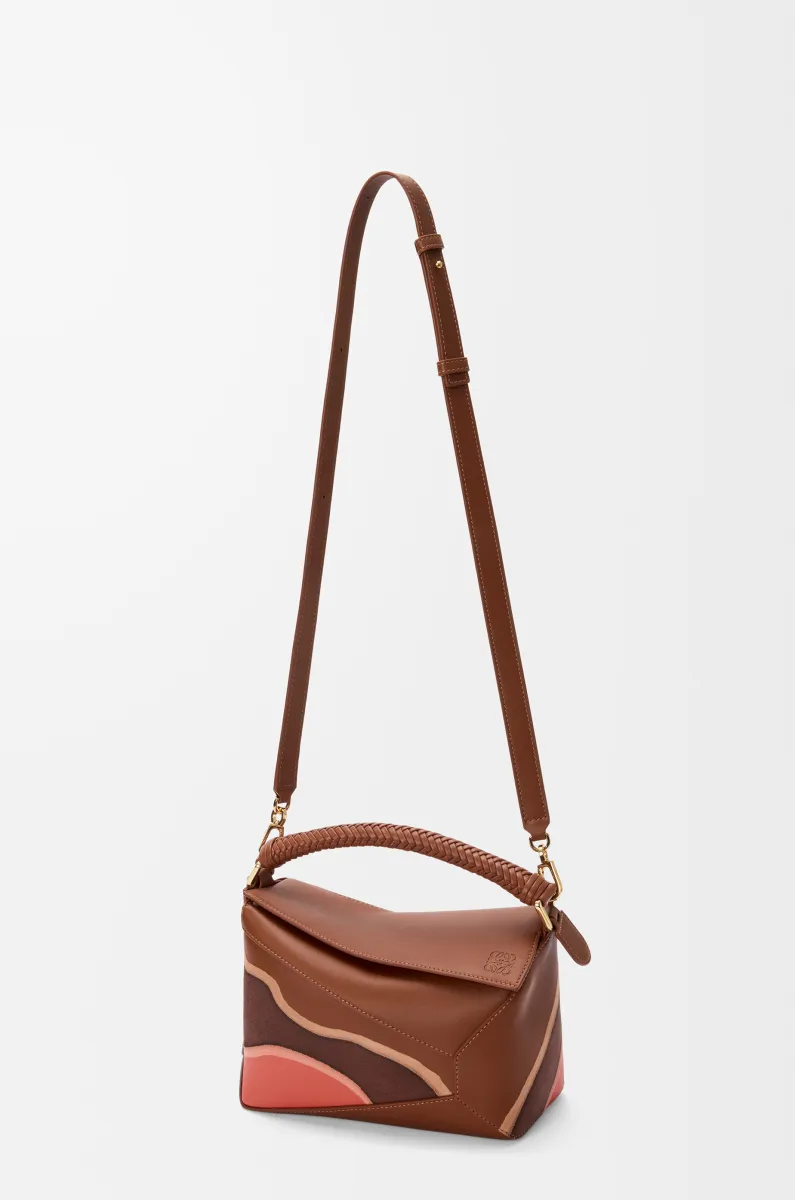 小号纳帕牛皮革 Puzzle Edge Landscape 手袋