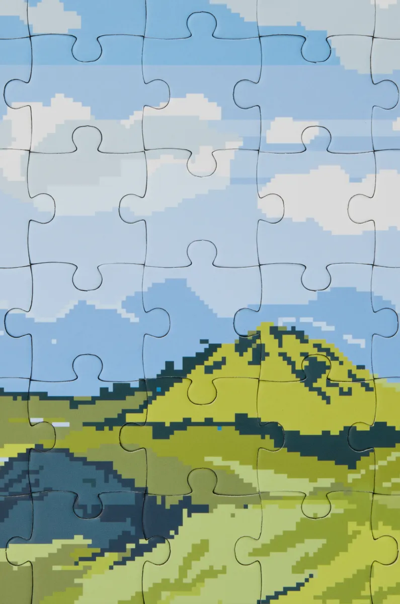 纳帕牛皮革 Puzzle 10周年 像素典藏版手袋