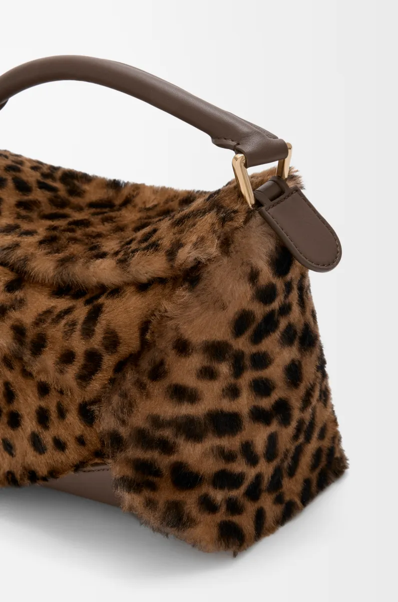 小号印花剪羊毛 Puzzle Edge 手袋