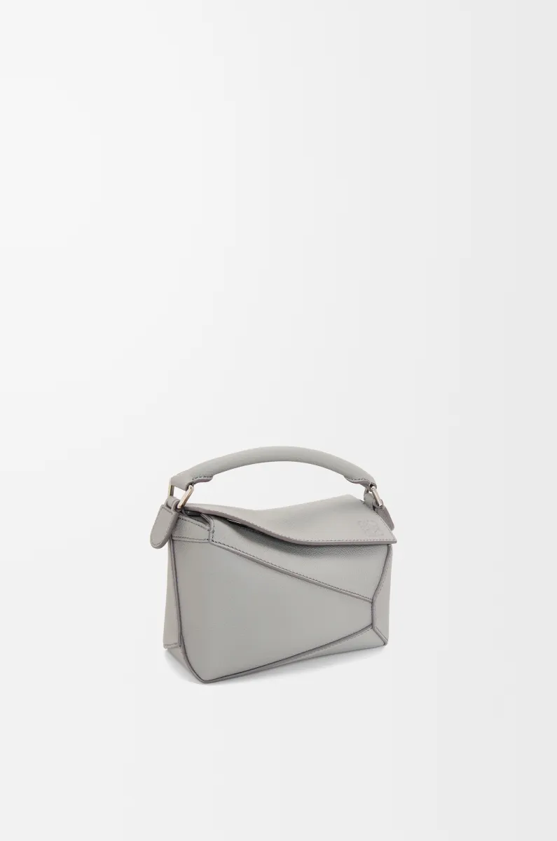 迷你柔软粒面牛皮革 Puzzle 手袋