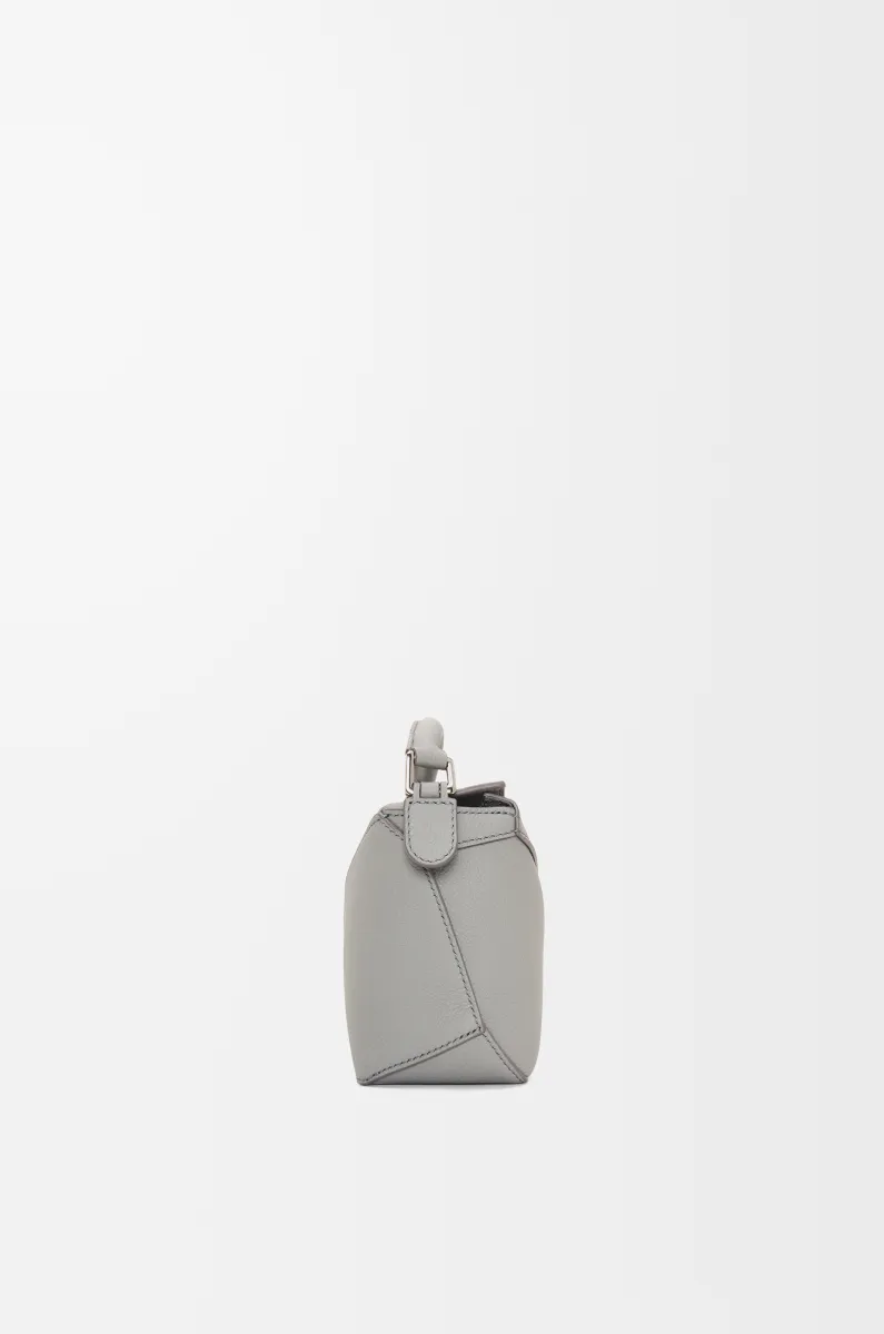 迷你柔软粒面牛皮革 Puzzle 手袋