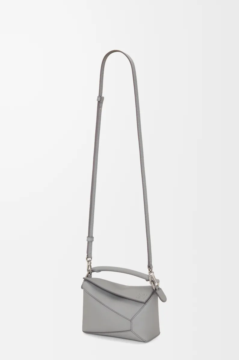 迷你柔软粒面牛皮革 Puzzle 手袋