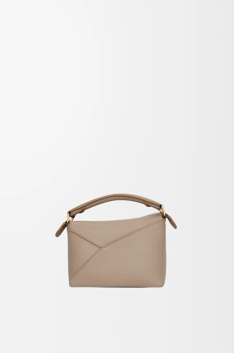 迷你柔软粒面牛皮革 Puzzle 手袋