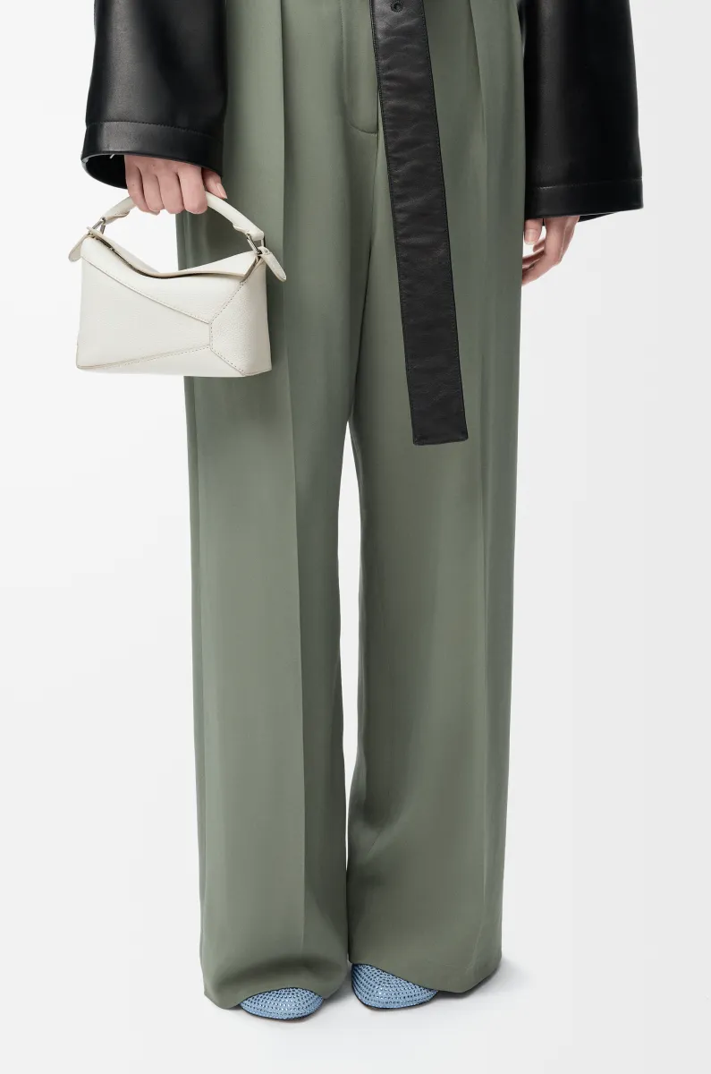 迷你柔软粒面牛皮革 Puzzle 手袋