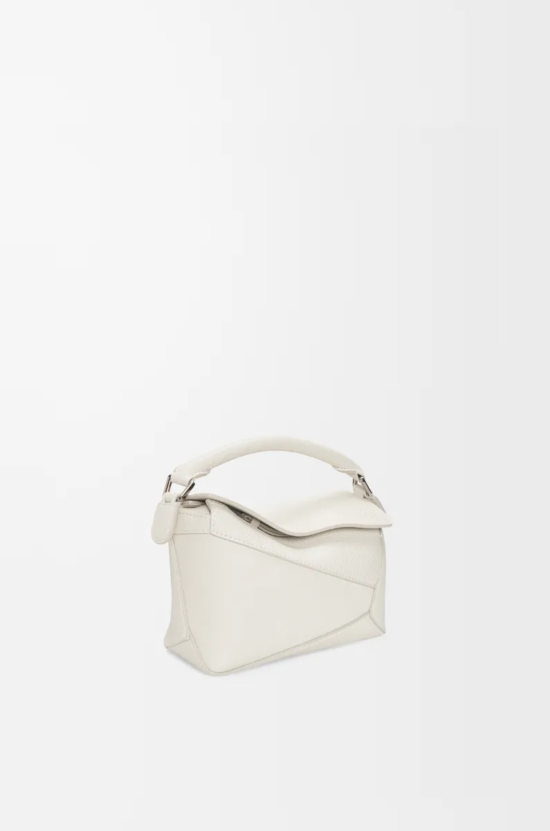 迷你柔软粒面牛皮革 Puzzle 手袋