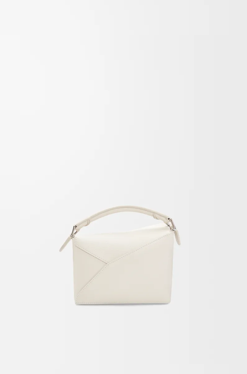 迷你柔软粒面牛皮革 Puzzle 手袋