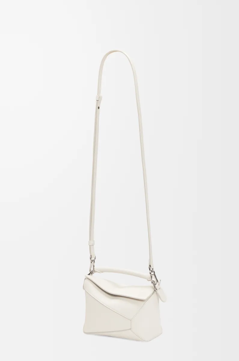 迷你柔软粒面牛皮革 Puzzle 手袋