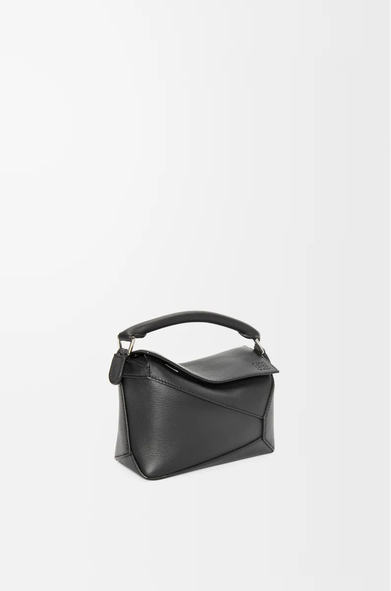 迷你经典牛皮革 Puzzle 手袋