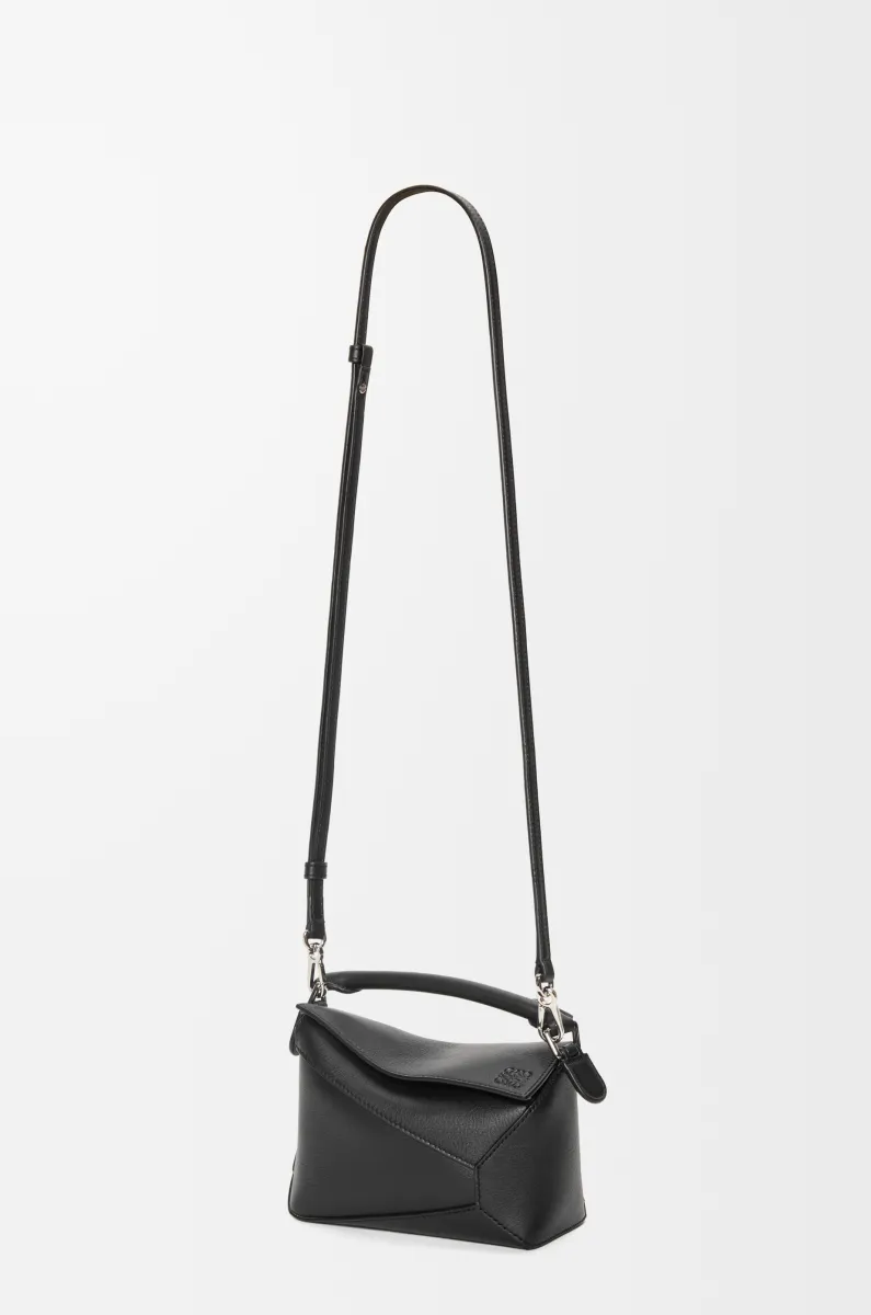 迷你经典牛皮革 Puzzle 手袋