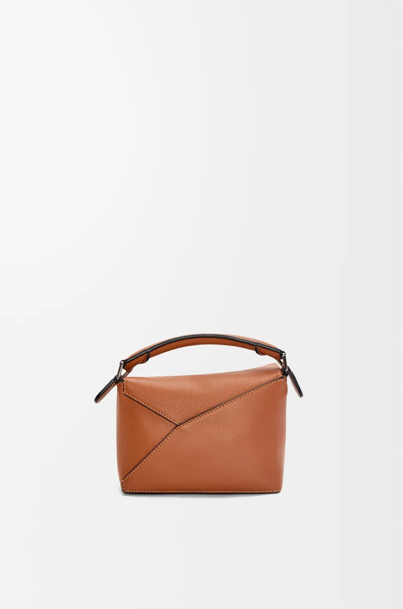 迷你经典牛皮革 Puzzle 手袋