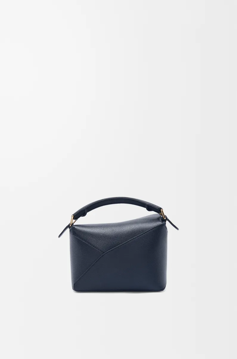 迷你柔软粒面牛皮革 Puzzle 手袋