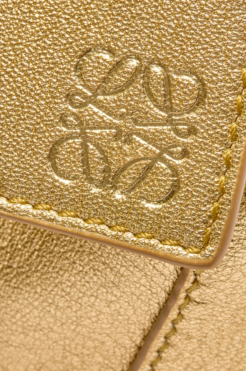 迷你层压羊皮革 Puzzle 手袋