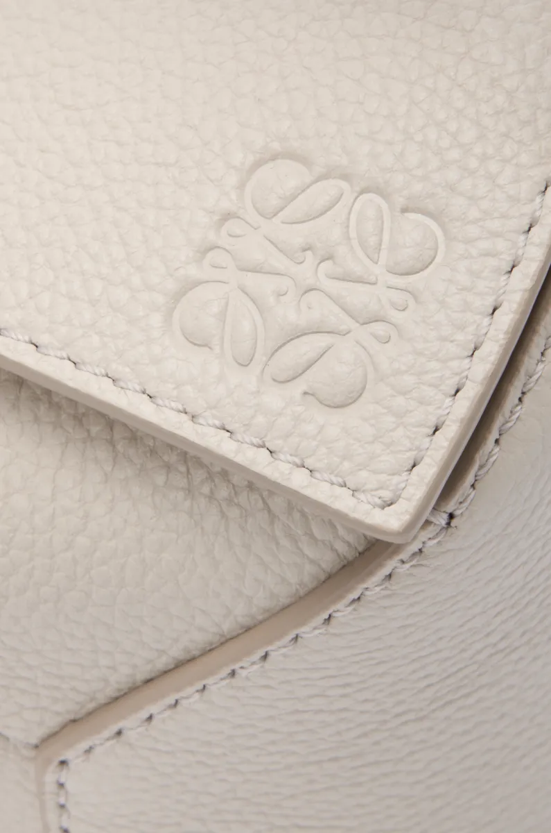 迷你柔软粒面牛皮革 Puzzle 手袋