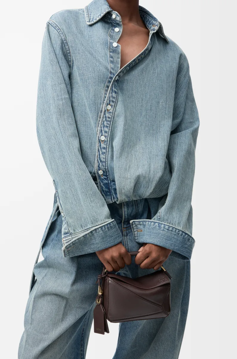 迷你纳帕羊皮革 Featherlight Puzzle 手袋